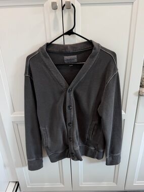 Goodfellow & Co Charcoal Gray Button-Up Men's Cardigan